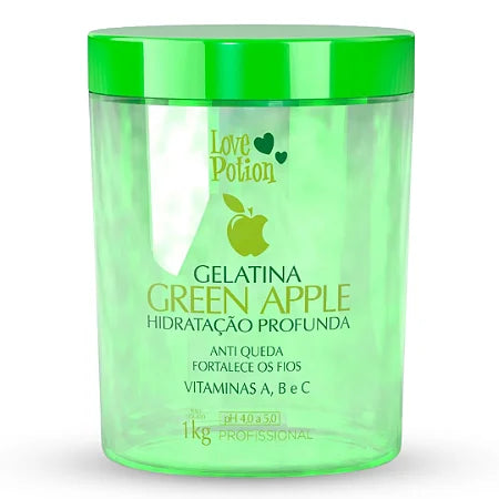 GELATINA GREEN APPLE 1KG – LOVE POTION