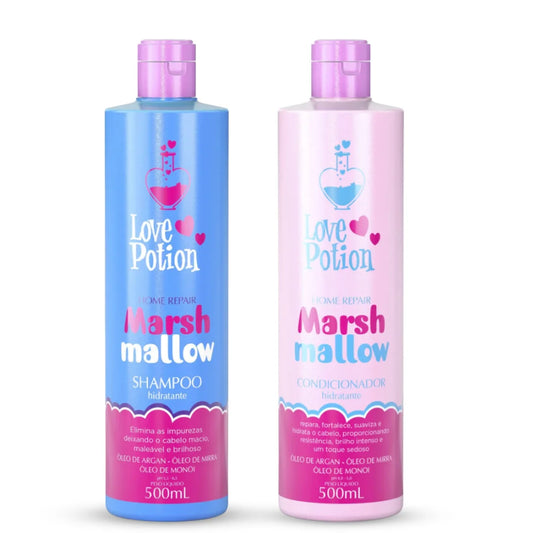 HOME CARE MARSHMALLOW KIT CHAMPU + ACONDICIONADOR 500ML - LOVE POTION