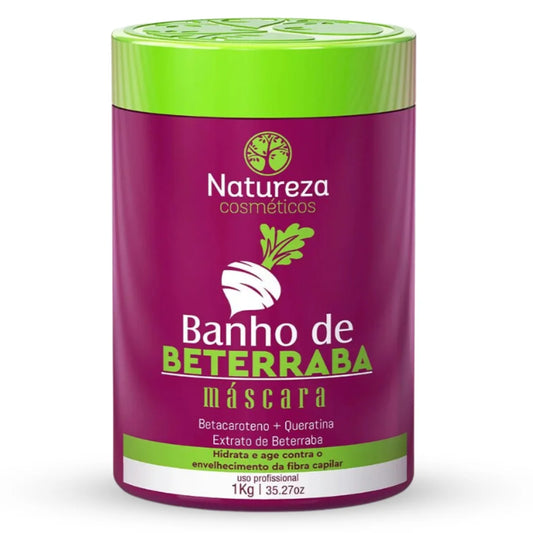 MASCARA BANHO DE BETERRABA 1KG - NATUREZA