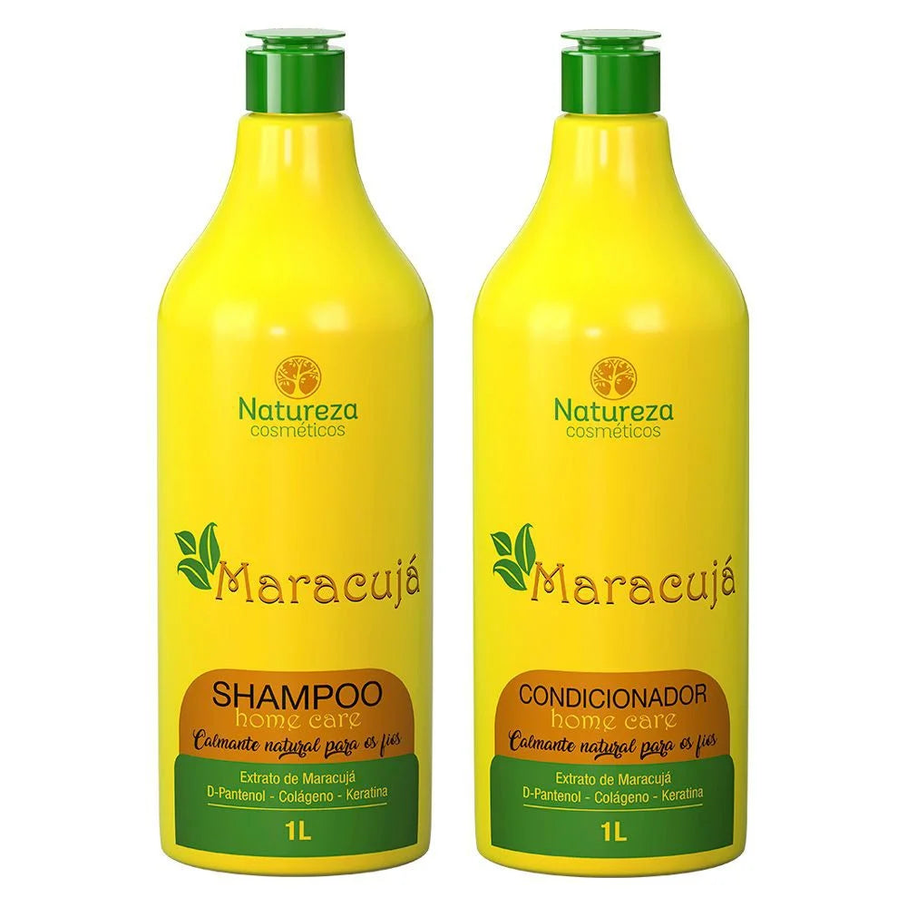 KIT MARACUJA CHAMPU + ACONDICIONADOR 1L - NATUREZA