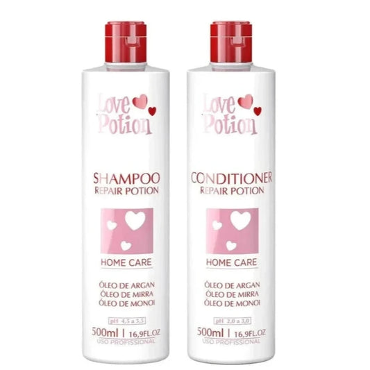 HOME CARE REPAIR POTION KIT CHAMPU + ACONDICIONADOR 500ML - LOVE POTION