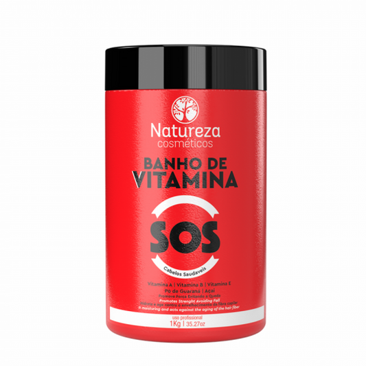 MASCARA SOS BANHO DE VITAMINA 1KG - NATUREZA